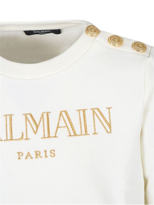 Felpa bambina girocollo BALMAIN Kids | BV4B10Z0081102